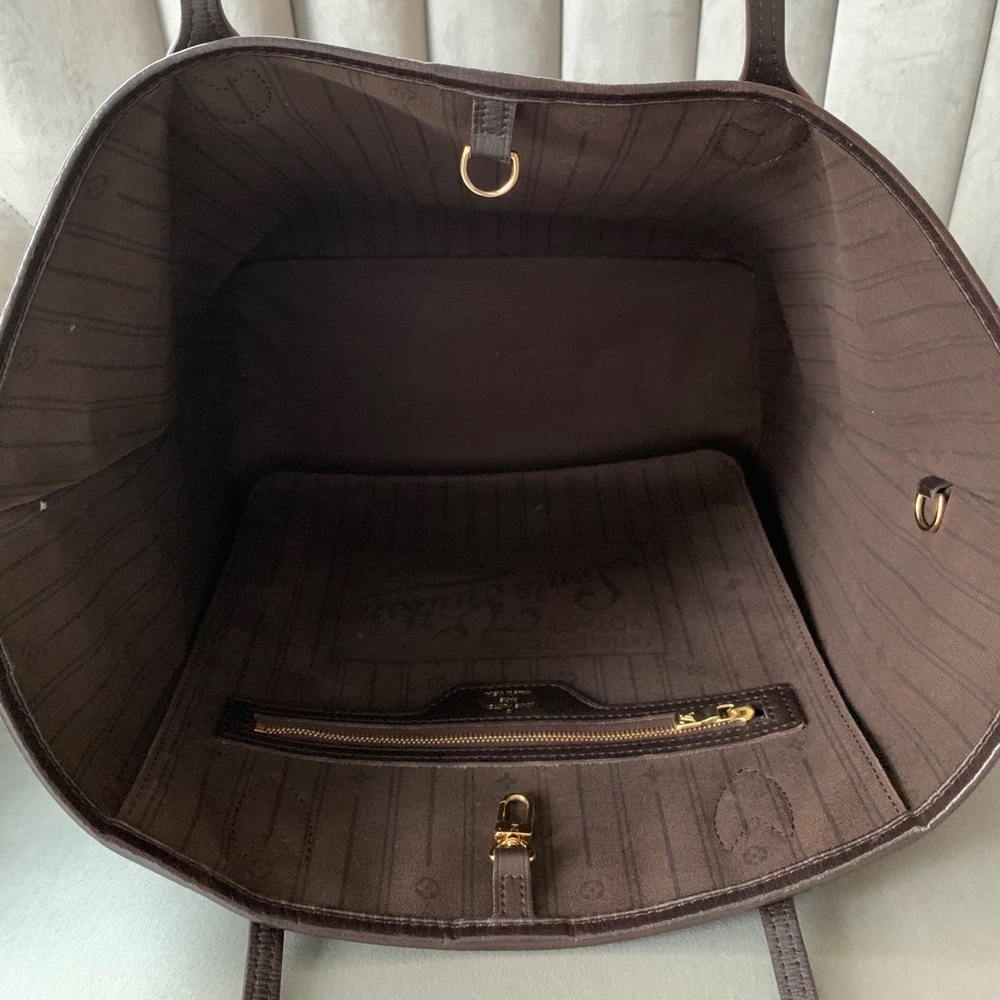 ❗️SOLD❗️ Louis Vuitton Fusain Idylle Neverfull MM - Picture 4 of 14